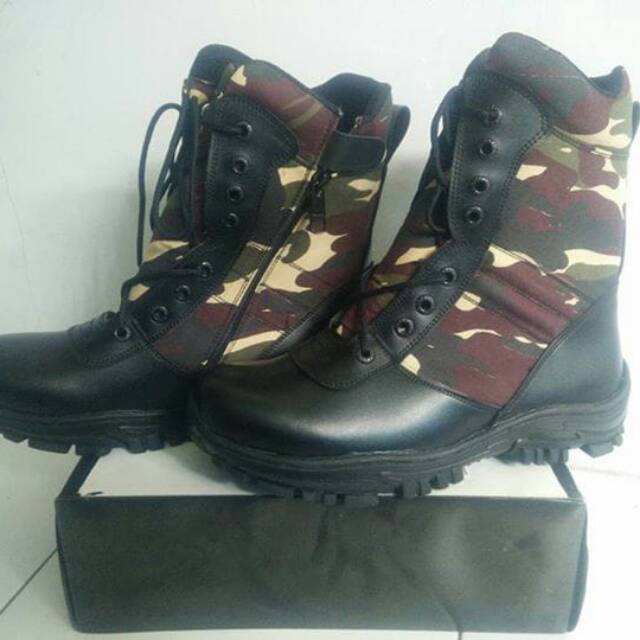 Sepatu PDL Safety Doreng Banser