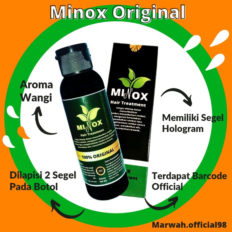 [MINOX] Obat Penumbuh Rambut Botak, Tipis dan Rontok Super Cepat Original Ampuh isi 100 ML