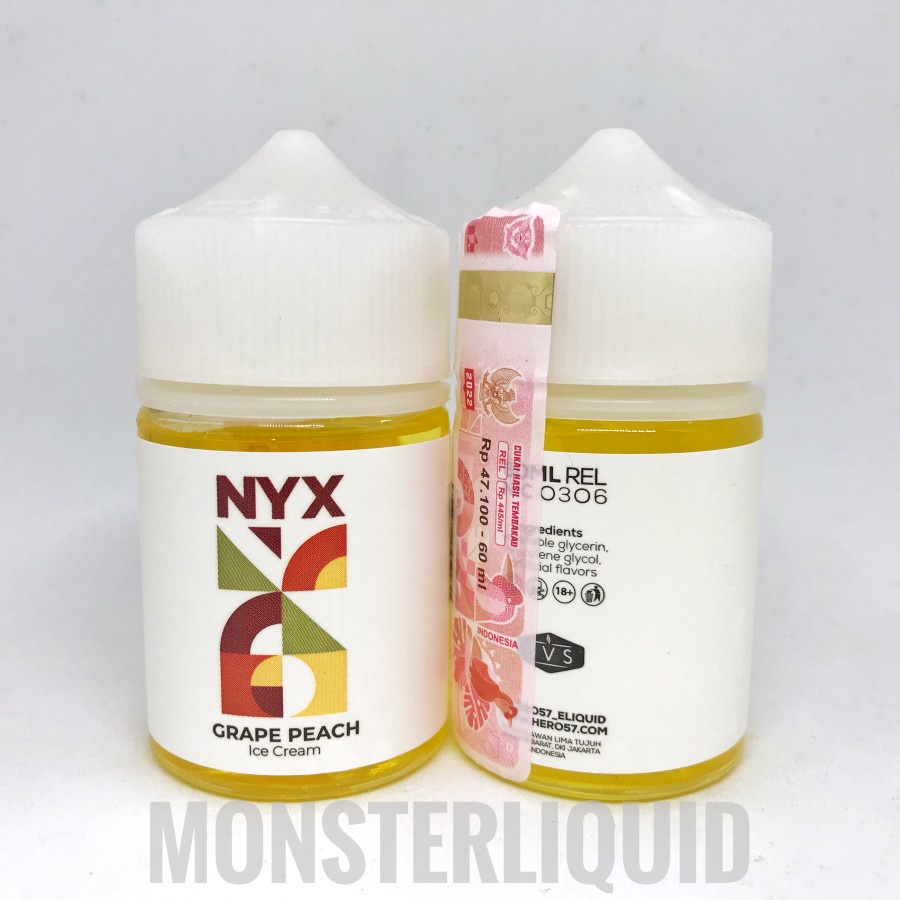 NYX GRAPE PEACH BY R57 X JVS 3MG 60ML