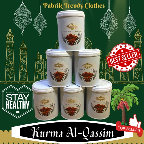 

Kurma Madinah High Quality Buah Kurma Al Qassim Ember 850 Gram Kurma Al Qasim Korma Makanan Sahur & Berbuka Puasa