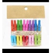 Jepitan Foto Kayu Polaroid