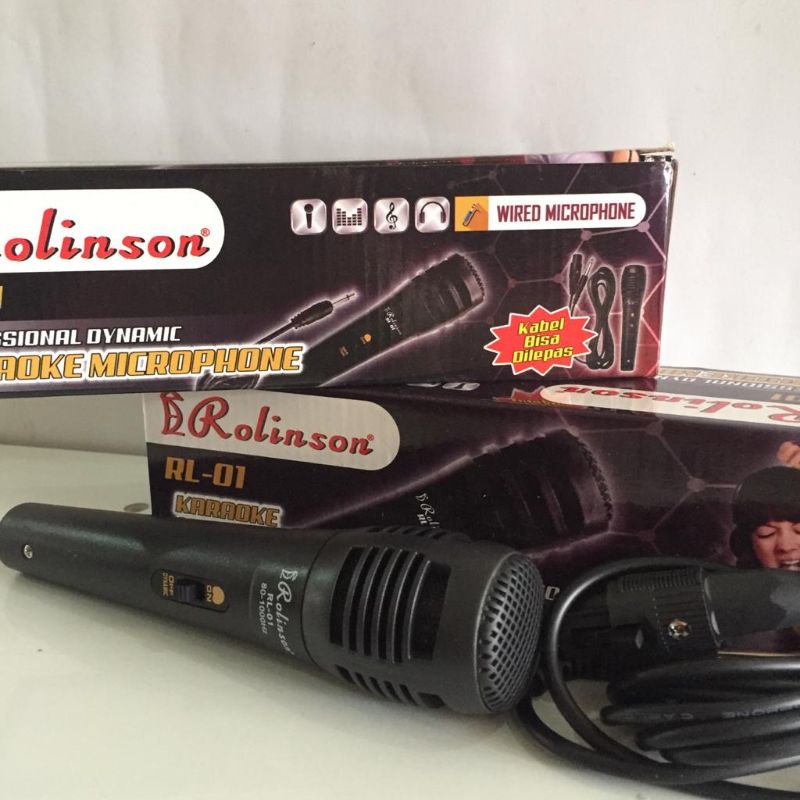 MIC KARAOKE/KARAOKE MICROPHONE RL-01ROLINSON