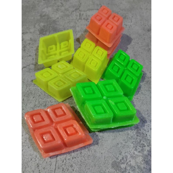 CETAKAN KUKUS DAN PUDING MOTIF ISI 10 PCS