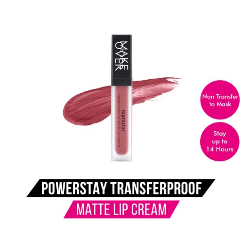 Make Over Powerstay Transferproof B06 Matte Lip Cream Powerfull