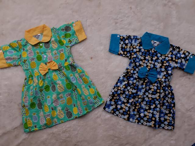SALE Dress Katun Catra size 2 -7 tahun