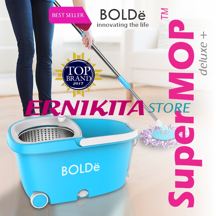 BOLDe SUPERMOP DELUXE PLUS - Alat Pel Modern Utilitas Komplit