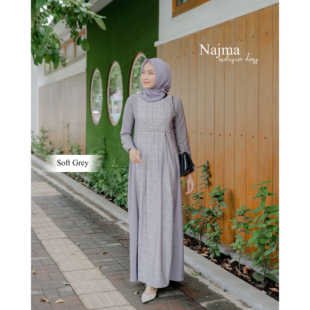 NAJMA EXCLUSIVE ABAYA + PAYET PINGGANG  & KOKO ADAM BUSUI FRIENDLY BBC COLLECTION