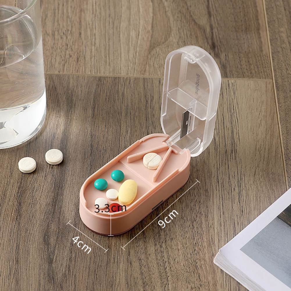 Kotak Penyimpanan Obat Pil Model Transparan Ukuran Kecil