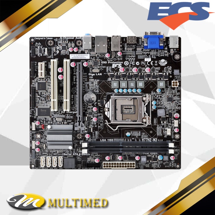 Motherboard Intel LGA 1155 H77 DDR3 USB 3.0