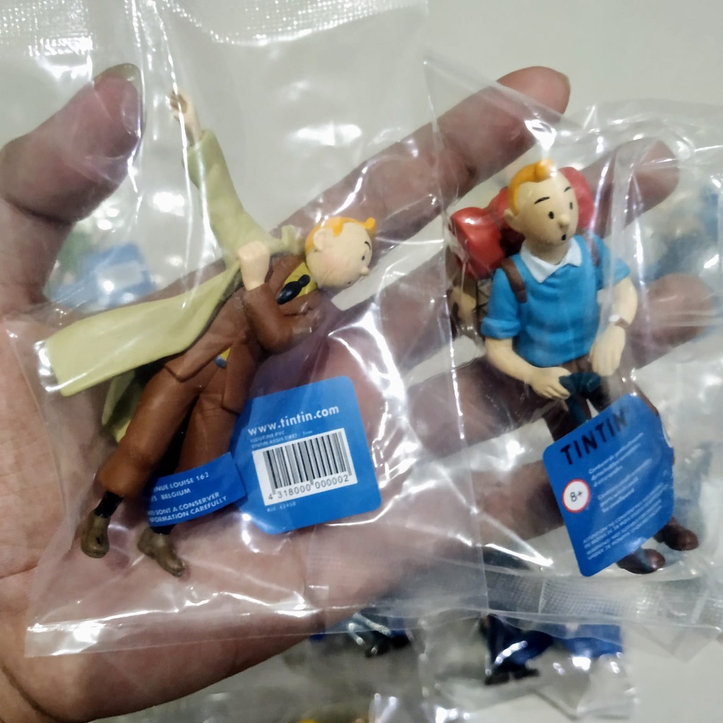 Figure Tintin Pajangan Tin Tin The Adventure With Label