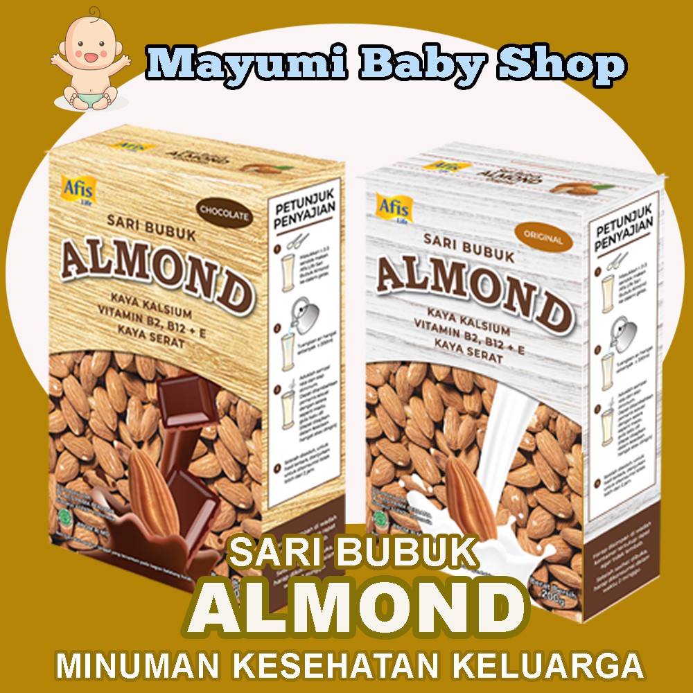 

Afis Life Sari Bubuk Almond Umum Minuman kesehatan keluarga