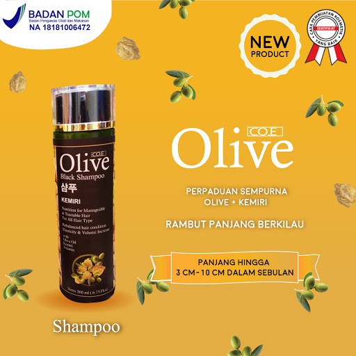 OLIVE KEMIRI SHAMPOO Shampo Kemiri CO.E BPOM