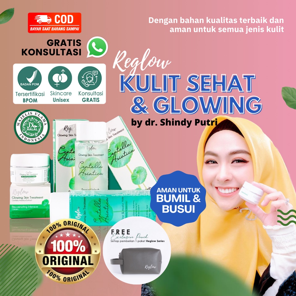 Promo Glowing Skincare Terbaik Reglow Original Aman BPOM / COD