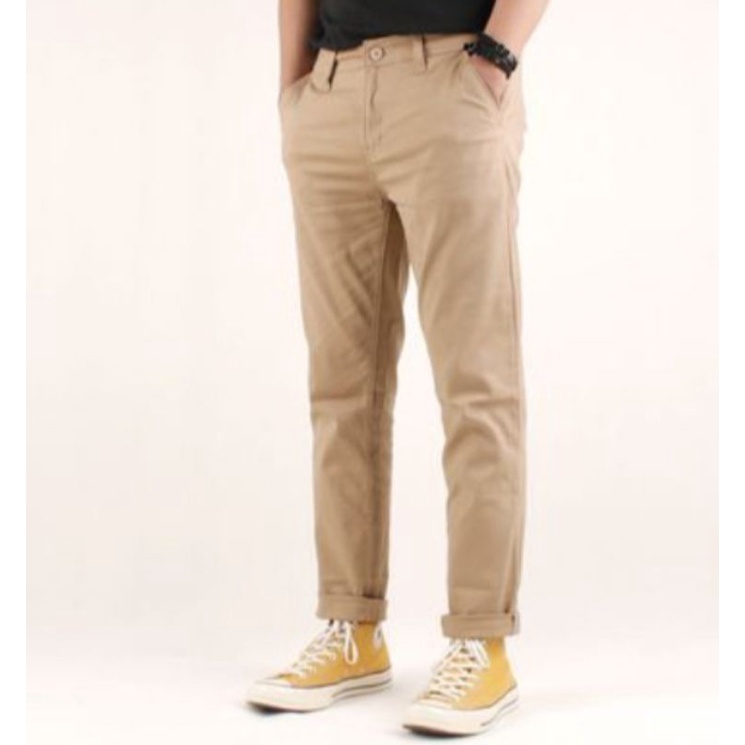 celana Chino panjang pria/celana Chino jumbo slimfit