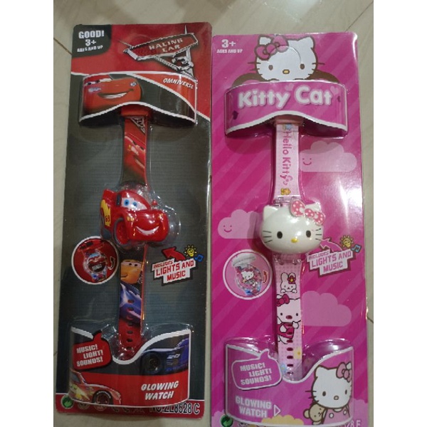 jam Tangan anak character, light&music