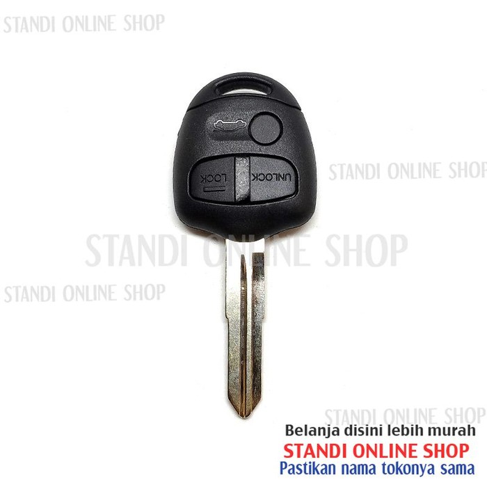 Casing Rumah Kunci Key Shell Mitsubishi Lancer 3 Tombol