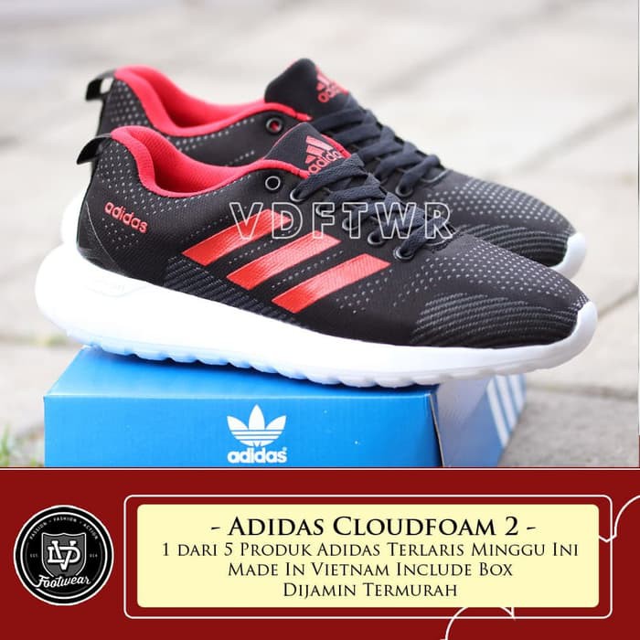 Sepatu Running/Lari Adidas Cloudfoam Racer