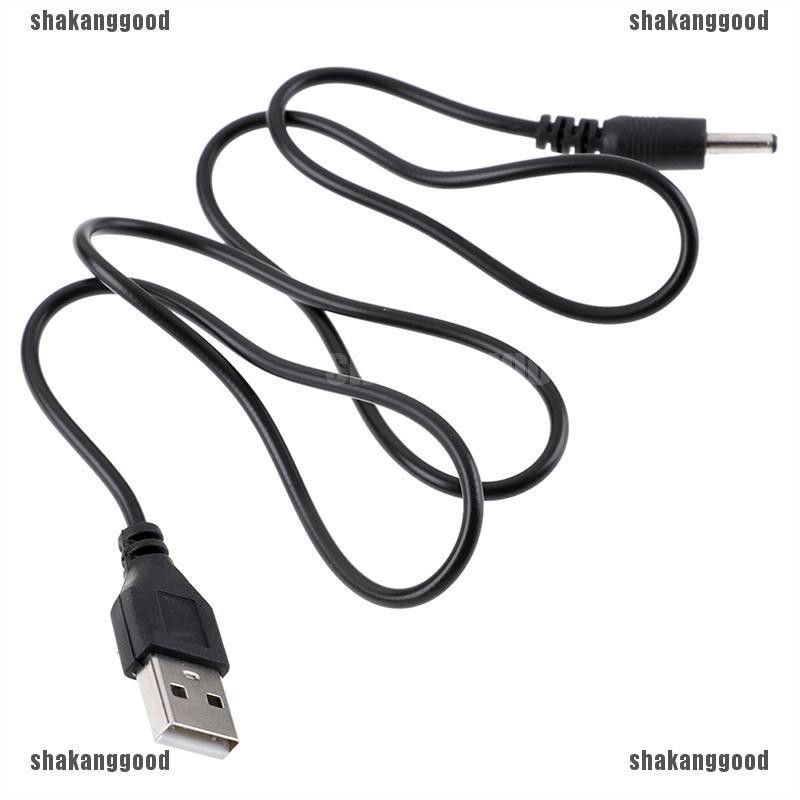 Skid 1Pc Kabel Power Konektor Charger USB A Male Ke DC 3.5x1.35mm