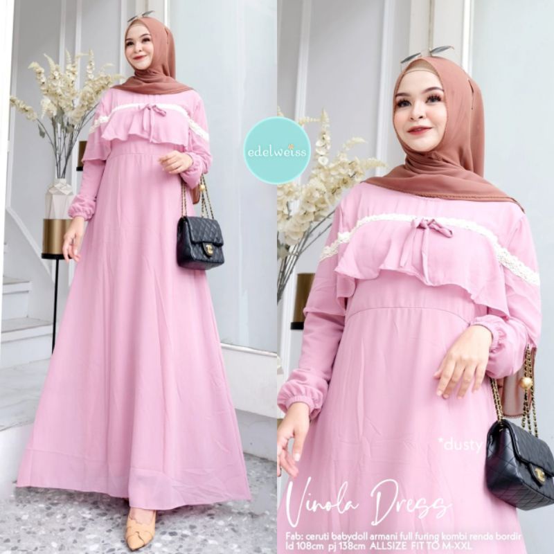 Vinola Dress Wanita Original by Edelweiss