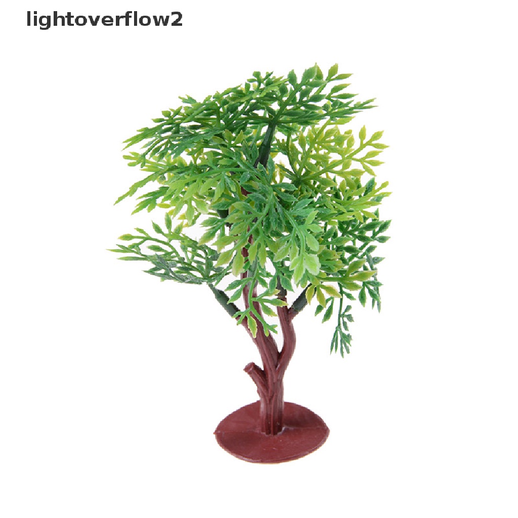 (lightoverflow2) Miniatur Pohon Hijau Tinggi 9cm Untuk Dekorasi Rumah Boneka