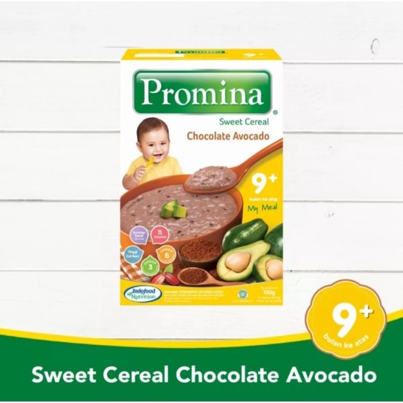 Promina Sweet Cereal Chocolate Avocado 100 Gr/Makanan Bayi