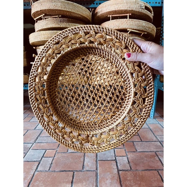 walldecore Rotan Asli Diameter 30cm