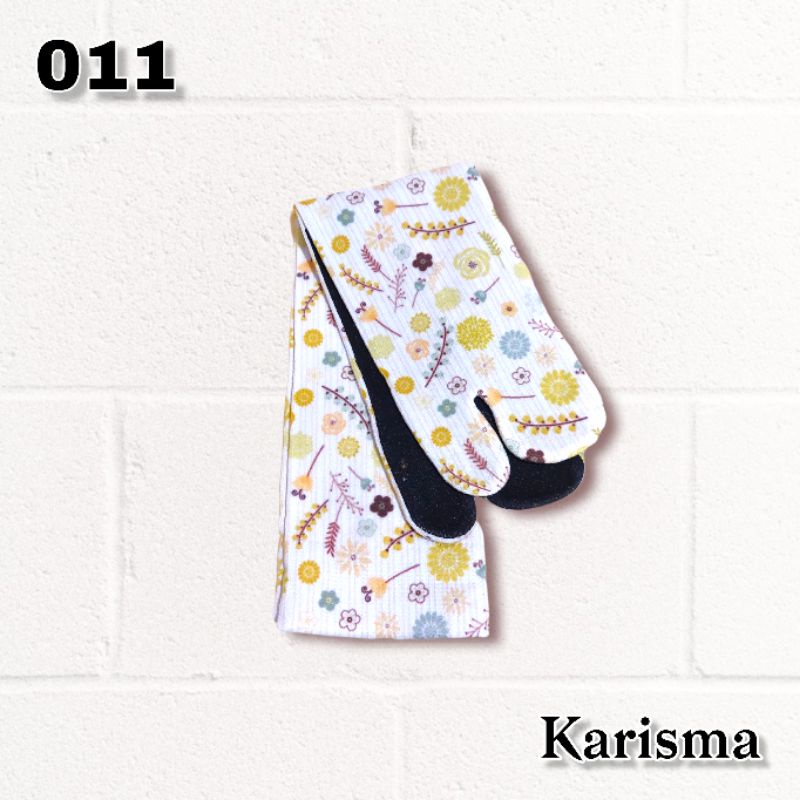 Kaos Kaki Printing Tapak Hitam 10-18