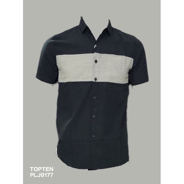kemeja pria , kemeja cowok , kemeja lengan pendek TOPTEN