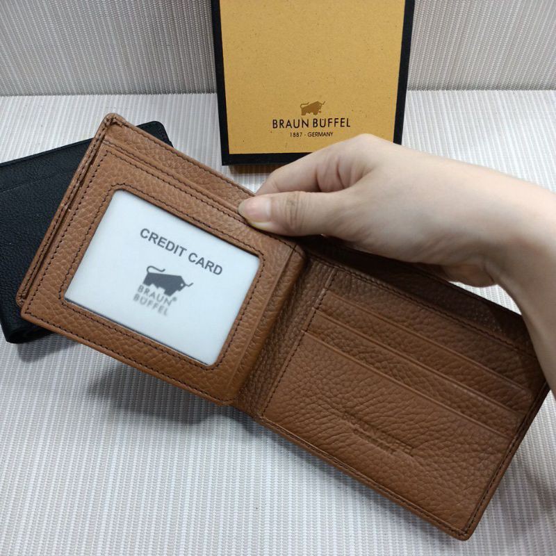 Dompet lipat pria Braun Buffel kulit asli #SL25