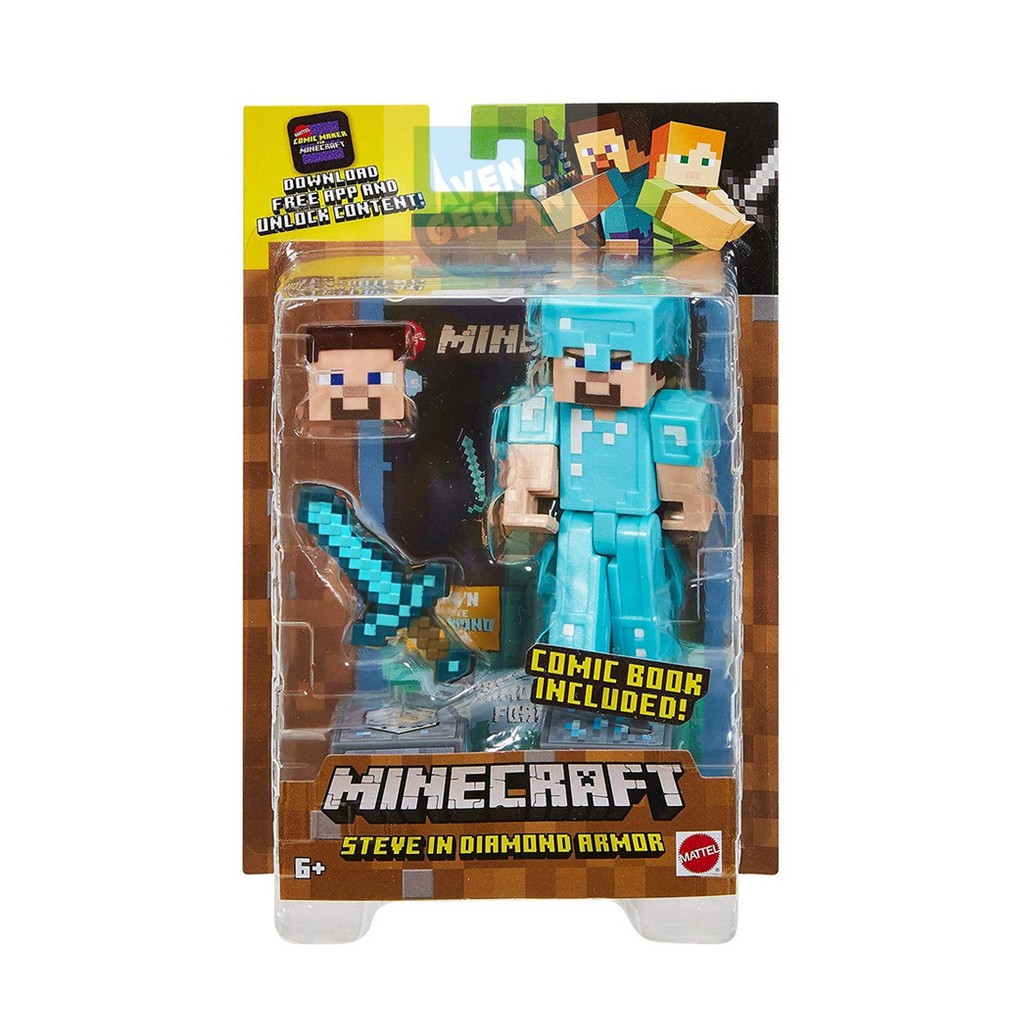 Minecraft Comic Maker - Steve in Diamond Armor