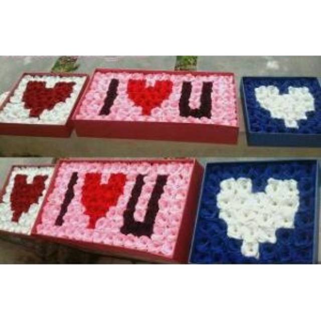 

BOX bunga Love n I loveU Event Valentine day