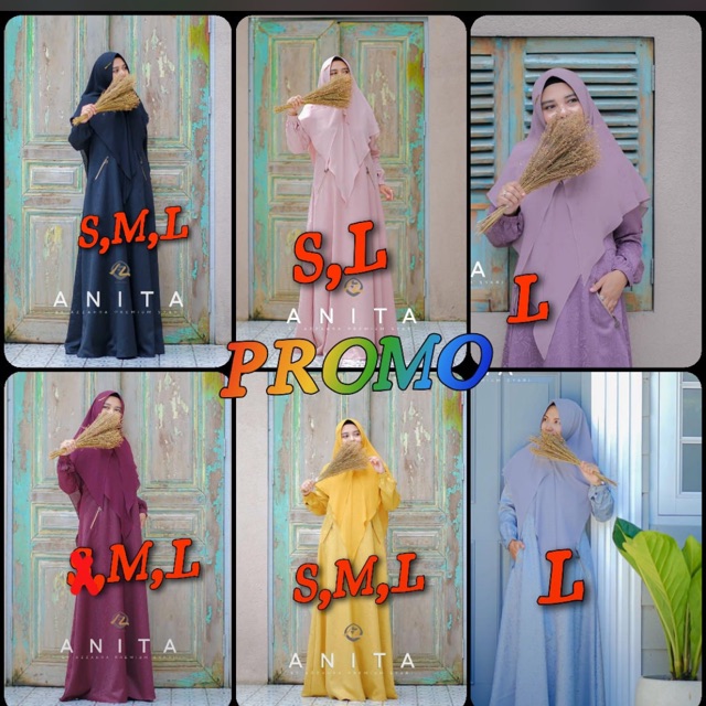 Anita set by Azzahra premium syari