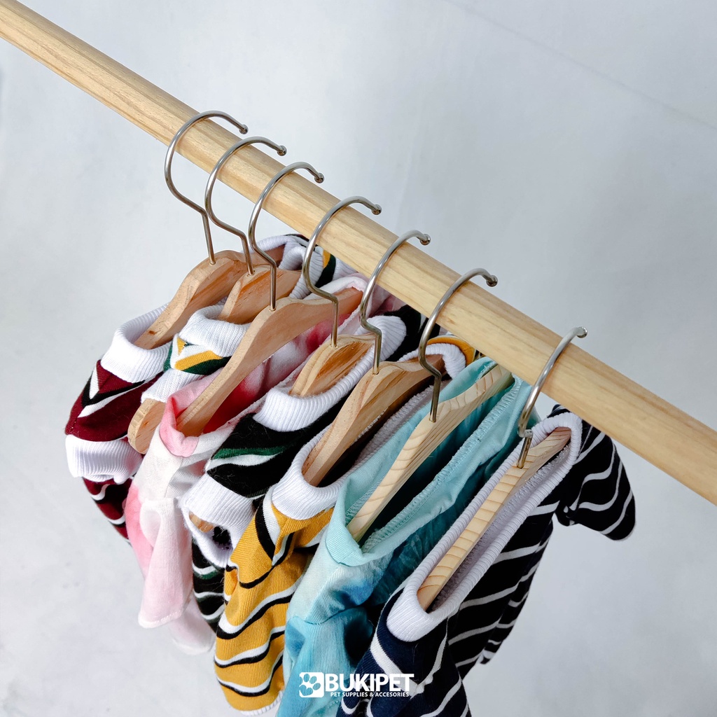 Hanger Gantungan Baju Hewan Kayu Aesthetic Mura - BUKI WOODEN PET HANGER