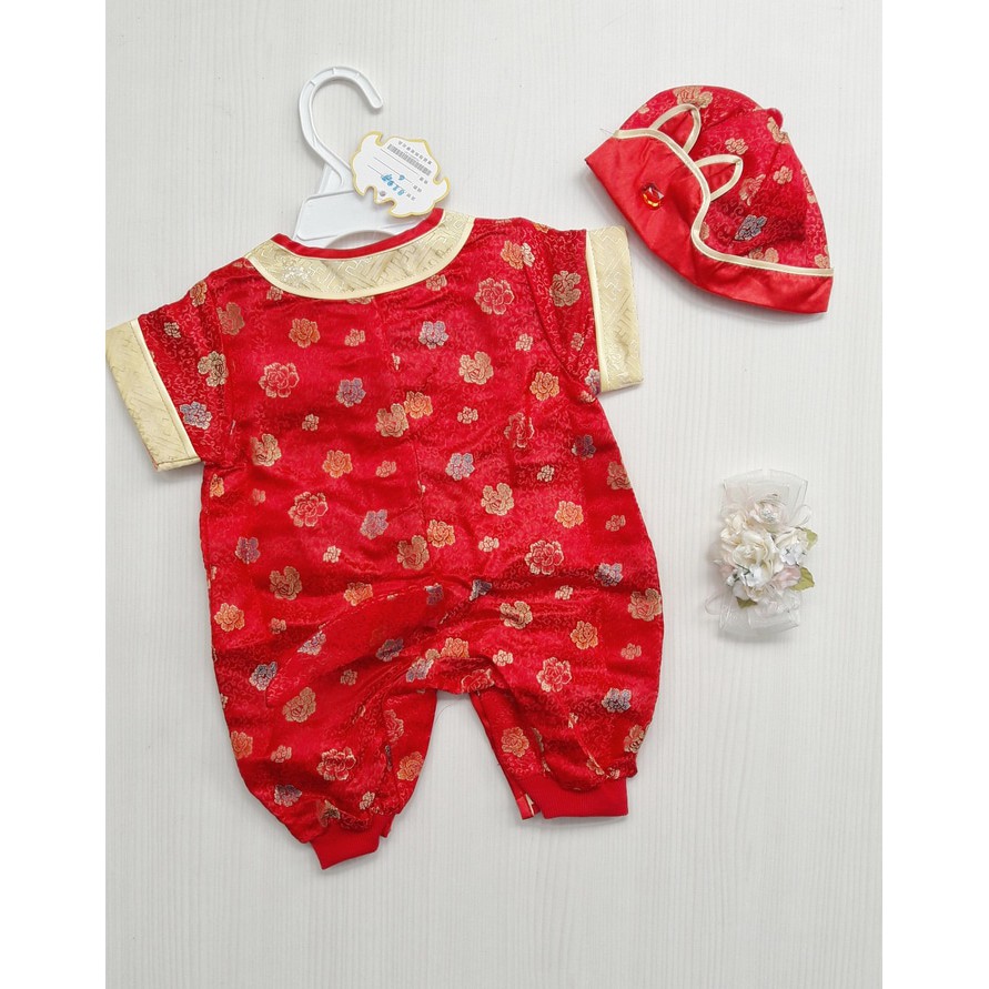 red baby jumper