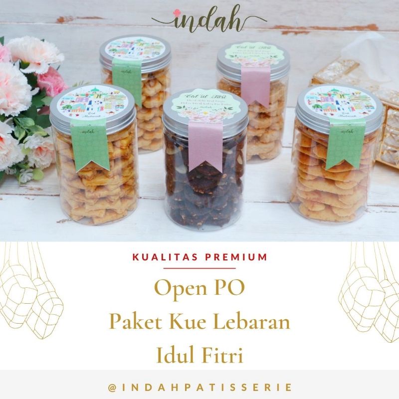 

Kue Lebaran (Vanilla Choco Chips, Mete Almond Coklat, Kacang Jadul)