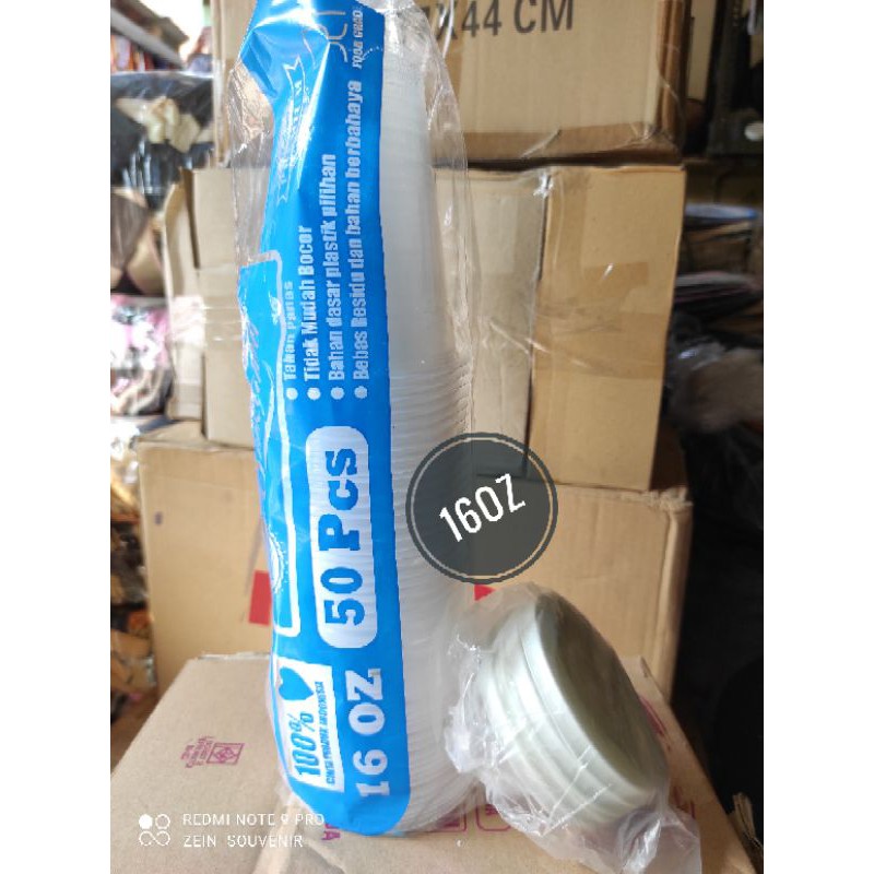 Gelas plastik tipis multi fungsi