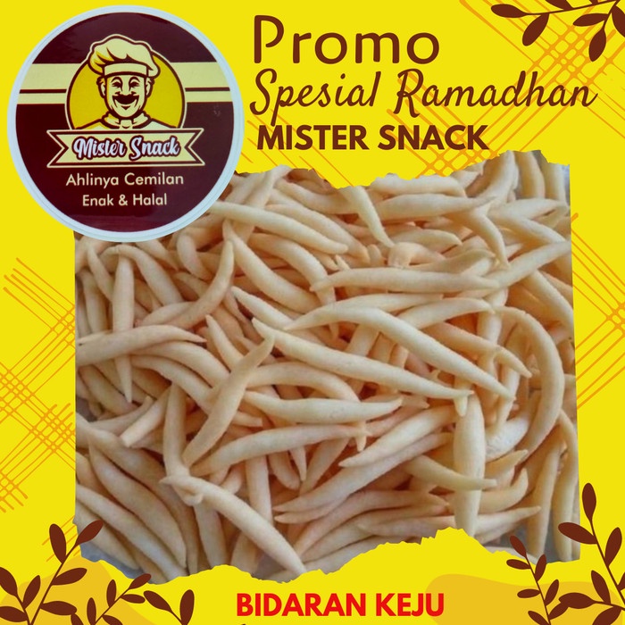 

kue kering jajan cemilan bidaran keju - 50gram mister snack