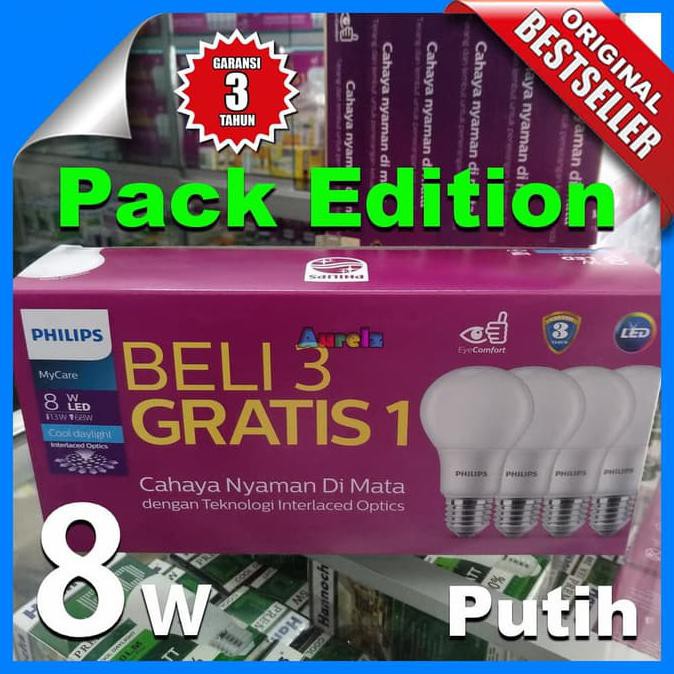 LAMPU LED PHILIPS 7 WATT ( PACK EDITION )