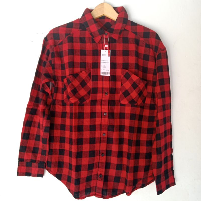 ATASAN KEMEJA MERAH KOTAK