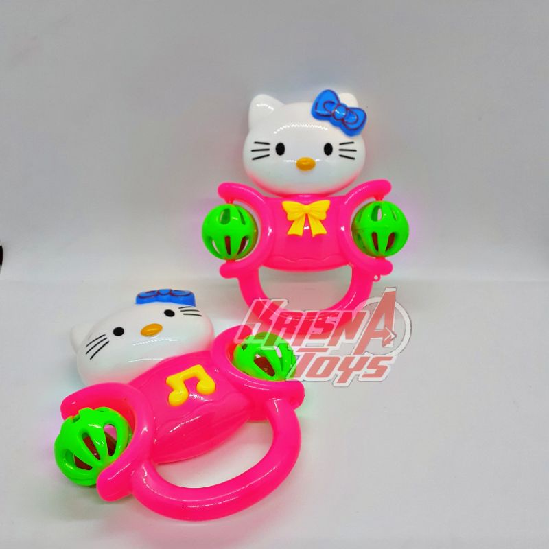 MAINAN KRINCINGAN BAYI KARAKTER HELO KITY/BABY TOYS RATTLE