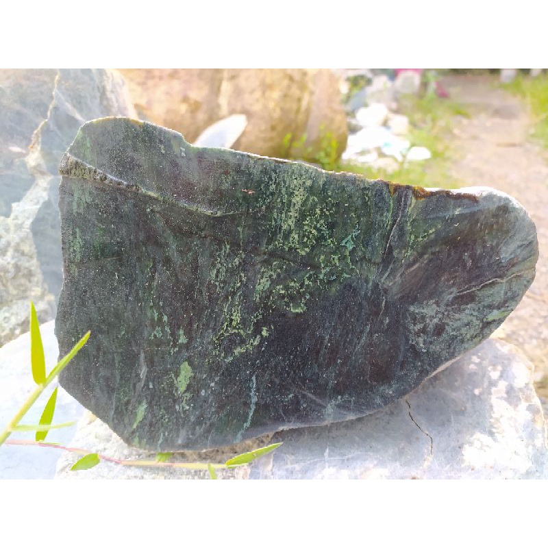 Natural Bongkahan Batu Giok Aceh 9 Kg