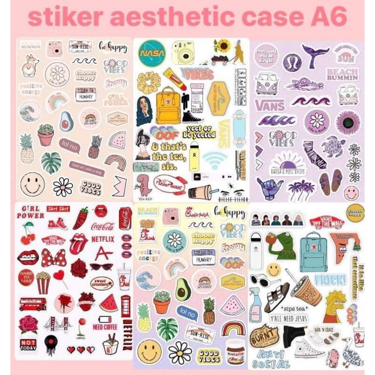 

STICKER TUMBLR | STICKER HP UKURAN A6