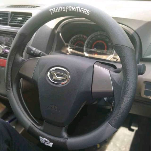 Aksesoris interior mobil bungkus stir Ayla Xenia luxio Terios Sirion grand max cover stir