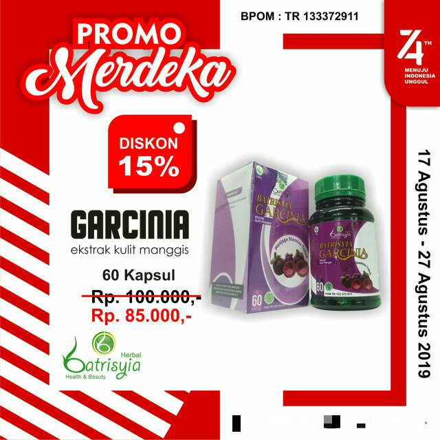 

[PROMO MERDEKA] GARCINIA Ekstrak Kulit Manggis Batrisyia Herbal