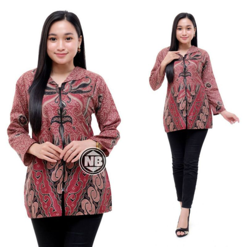 BATIK WANITA ATASAN BATIK WANITA MODEREN COUPLE BATIK KANTOR