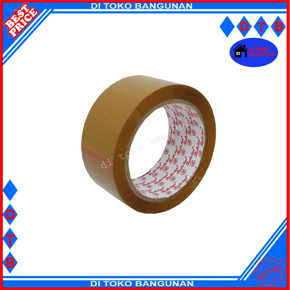 Lakban Coklat 2 Inch X 100 Yard Goal Tape