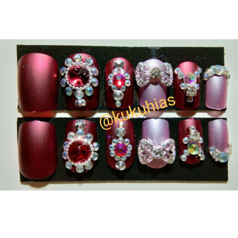 

KukuHias Wedding handmade full dekorasi isi 10-12pcs free lem