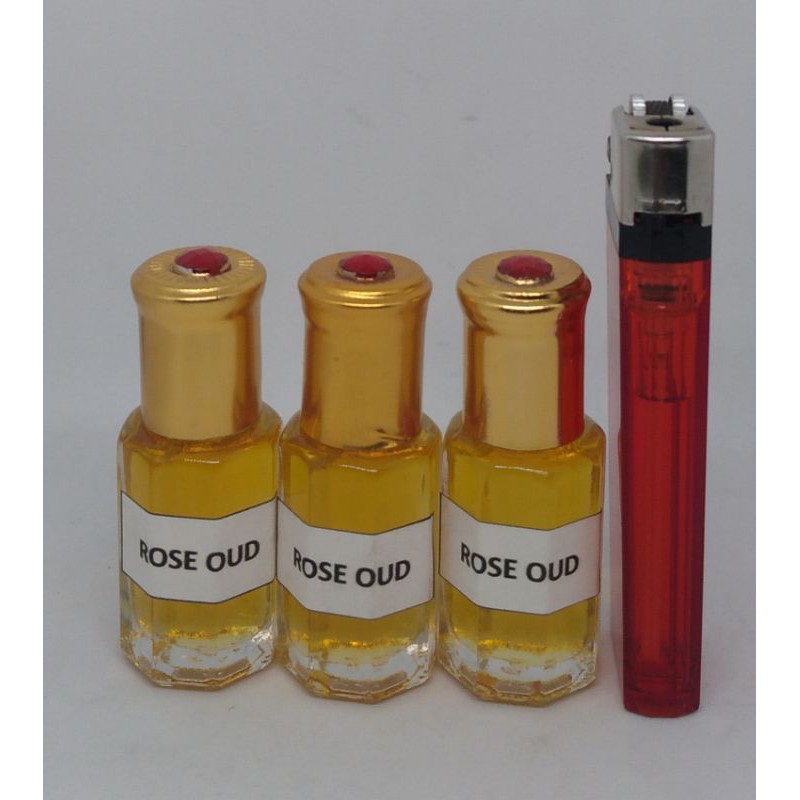 PARFUM ROSE OUD ORIGINAL MURNI 100%,KEMASAN ROL ON 6 ML,PARFUM MURNI