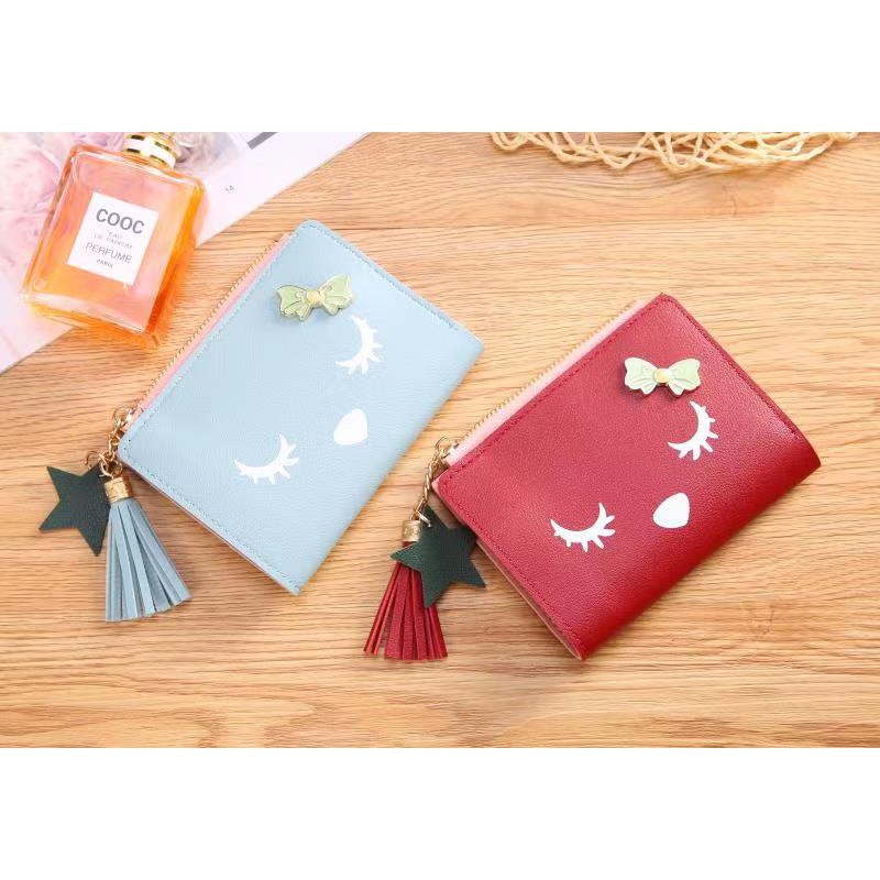 ♥Dompet Lipat Wanita Murah / Lucu / Berkarakter / Dompet Import Murah