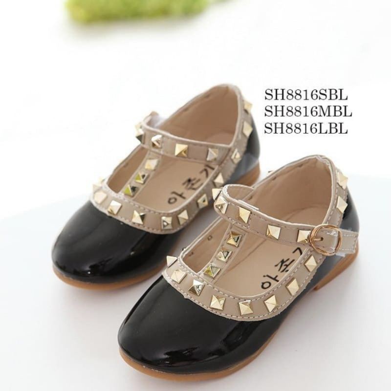 SPT112 Sepatu Anak Perempuan Balita Sepatu Valentino Import Shoe Kids High Quality size 21-30